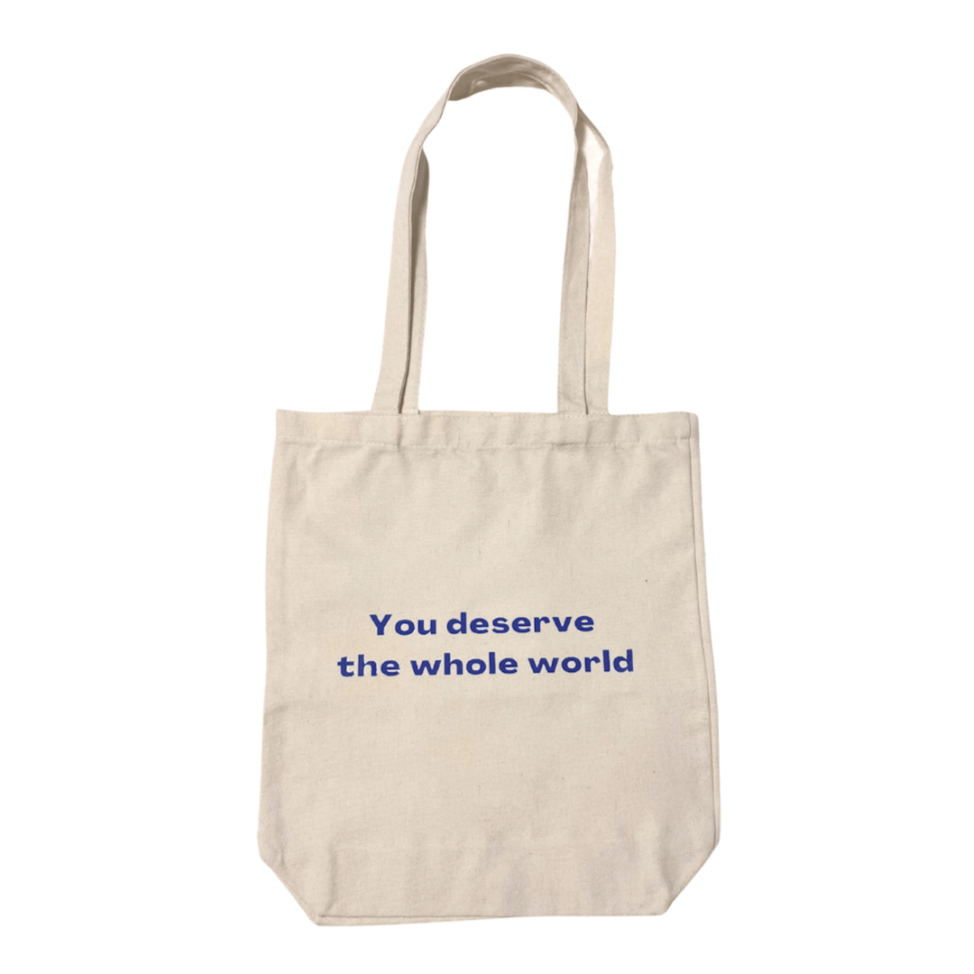 'the whole world' Tote Bag